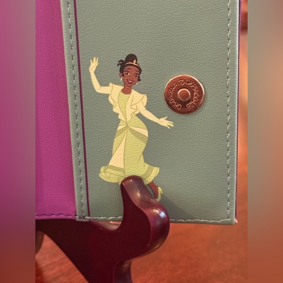 Disney Our Universe The Princess and The Frog Purple and Pink Wallet - Picture 5 of 7